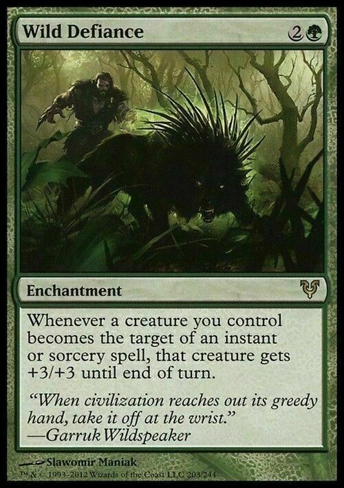 Wild Defiance ~ Avacyn Restored [ EX ] [ Magic MTG ]
