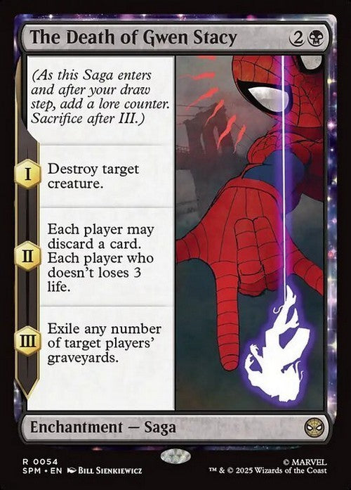 The Death of Gwen Stacy ~ Spider-Man [ NM ] [ Magic MTG ]