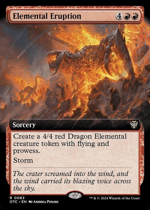 BORDERLESS Elemental Eruption ~ Commander: Outlaws of Thunder Junction [ NM ]