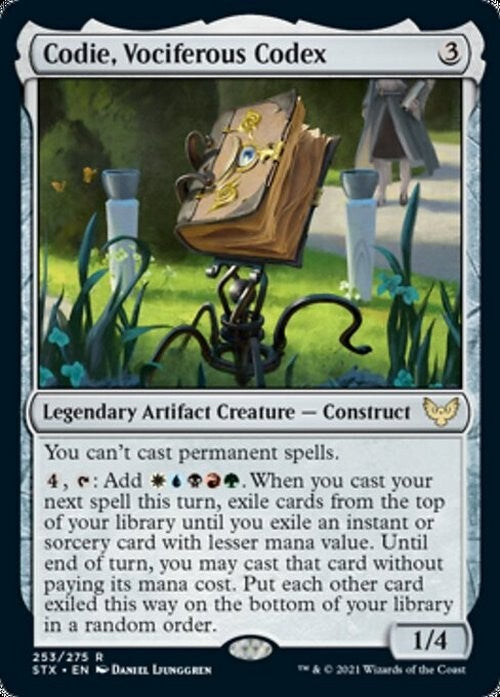 Codie, Vociferous Codex ~ Strixhaven [ NM ] [ Magic MTG ]