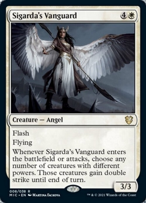 Sigarda's Vanguard ~ Commander: Midnight Hunt [ NM ] [ Magic MTG ]