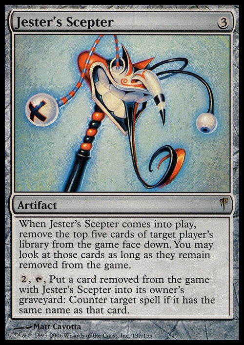 Jester's Scepter ~ Coldsnap [ EX ] [ Magic MTG ]