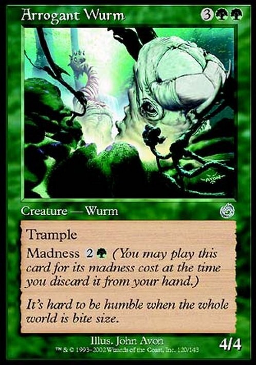 Arrogant Wurm ~ Torment [ EX ] [ Magic MTG ]