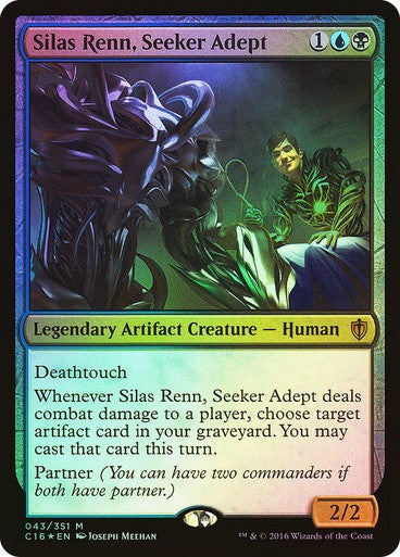 FOIL Silas Renn, Seeker Adept ~ Commander 2016 [ EX ] [ Magic MTG ]