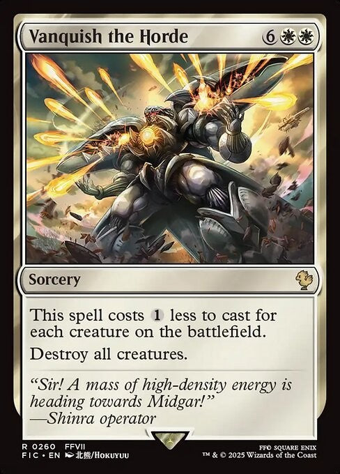 Vanquish the Horde ~ Commander: Final Fantasy [ NM ] [ Magic MTG ]