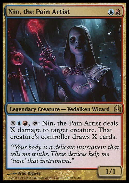 Nin, the Pain Artist ~ Commander 2011 [ EX ] [ Magic MTG ]