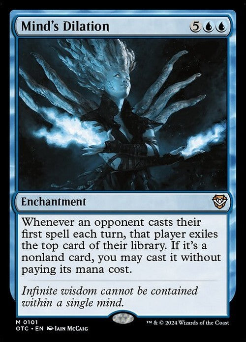 Mind's Dilation ~ Commander: Outlaws of Thunder Junction [ NM ] [ Magic MTG ]