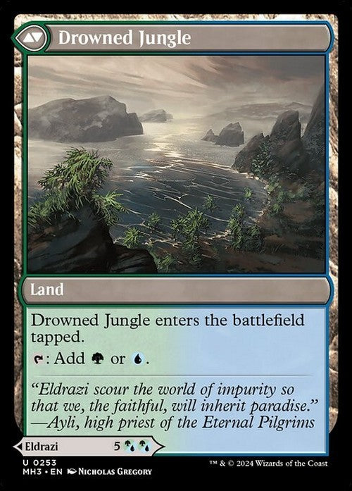 Drowner of Truth / Drowned Jungle ~ Modern Horizons 3 [ NM ] [ Magic MTG ]