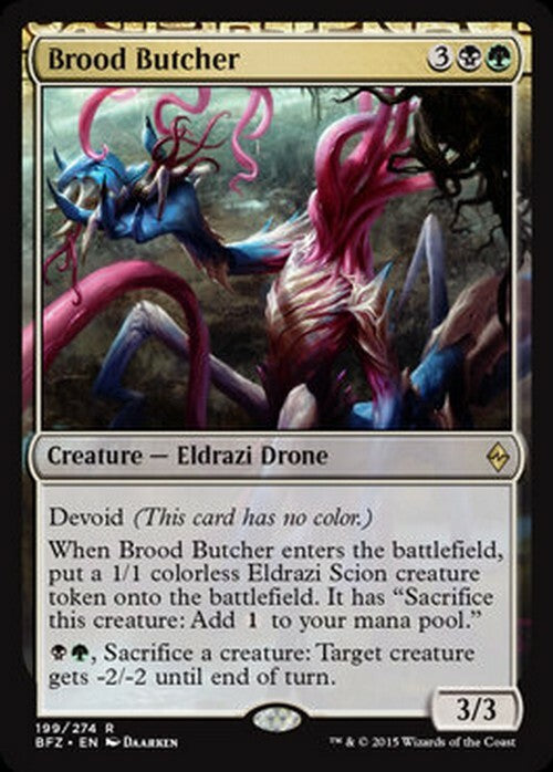 Brood Butcher ~ Battle for Zendikar [ EX ] [ Magic MTG ]