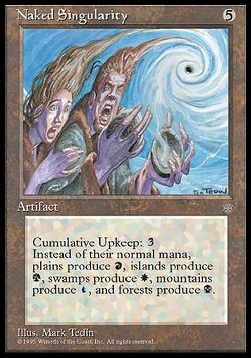 Naked Singularity ~ Ice Age [ EX ] [ Magic MTG ]