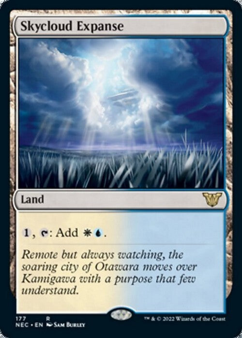 Skycloud Expanse ~ Commander: Kamigawa: Neon Dynasty [ NM ]