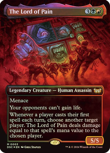 FOIL The Lord of Pain ~ Commander: Duskmourn [ NM ] [ Magic MTG ]