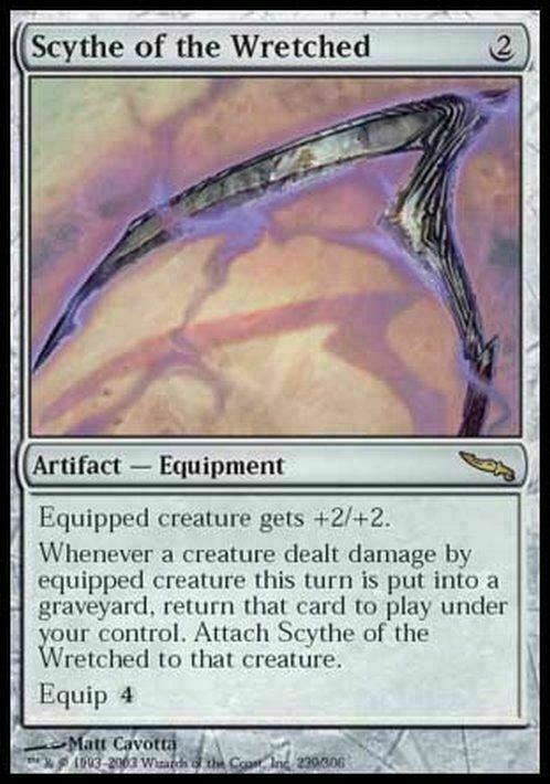 Scythe of the Wretched ~ Mirrodin [ PLAYED ] [ Magic MTG ]