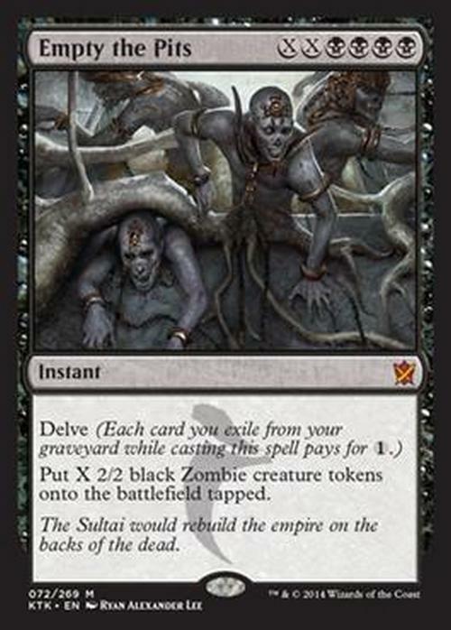 Empty the Pits ~ Khans of Tarkir [ EX ] [ Magic MTG ]