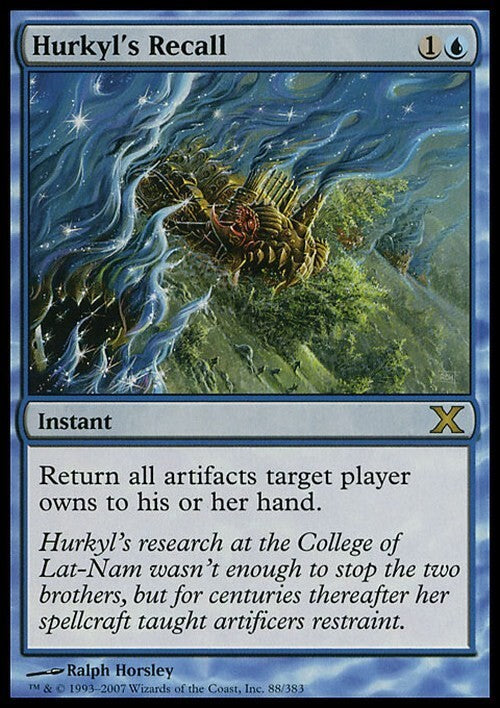 Hurkyl's Recall ~ Tenth Edition [ EX ] [ Magic MTG ]