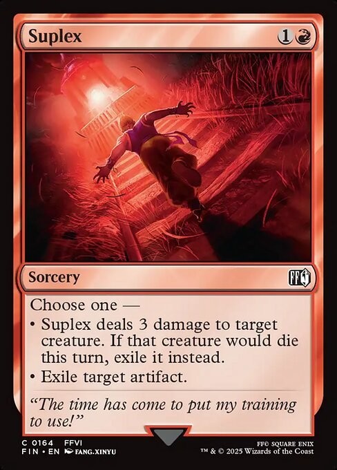 Suplex ~ Final Fantasy [ NM ] [ Magic MTG ]