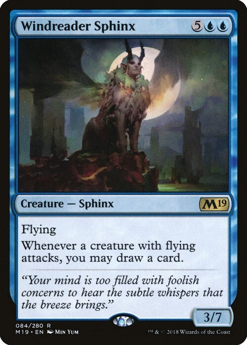 Windreader Sphinx ~ Core 2019 [ NM ] [ Magic MTG ]