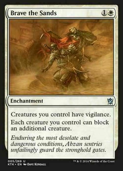 Brave the Sands ~ Khans of Tarkir [ EX ] [ Magic MTG ]
