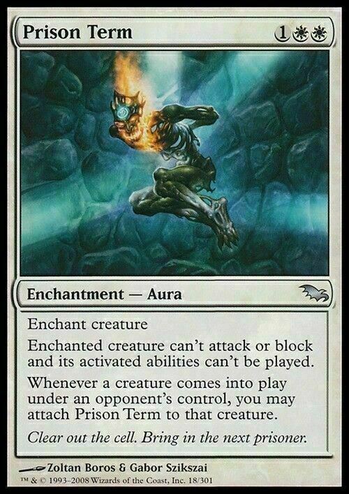 Prison Term ~ Shadowmoor [ EX ] [ Magic MTG ]