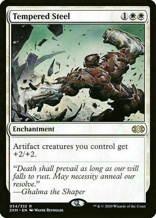Tempered Steel ~ Double Masters [ NM ] [ Magic MTG ]