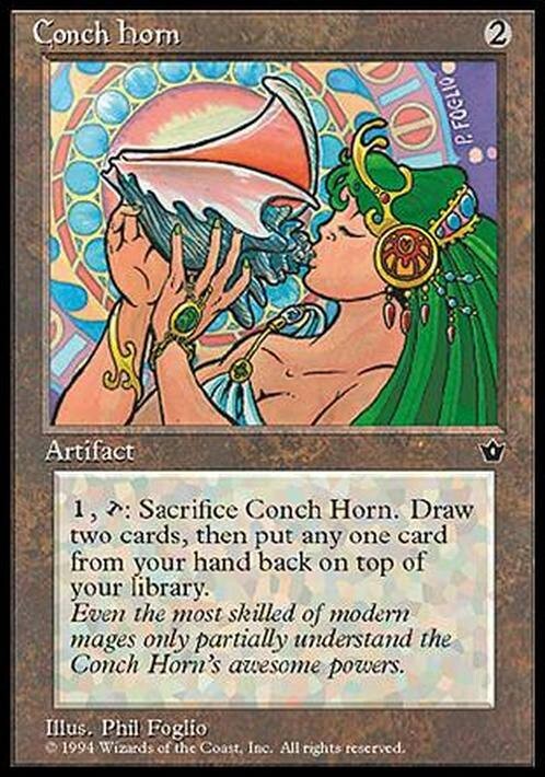 Conch Horn ~ Fallen Empires [ EX ] [ Magic MTG ]