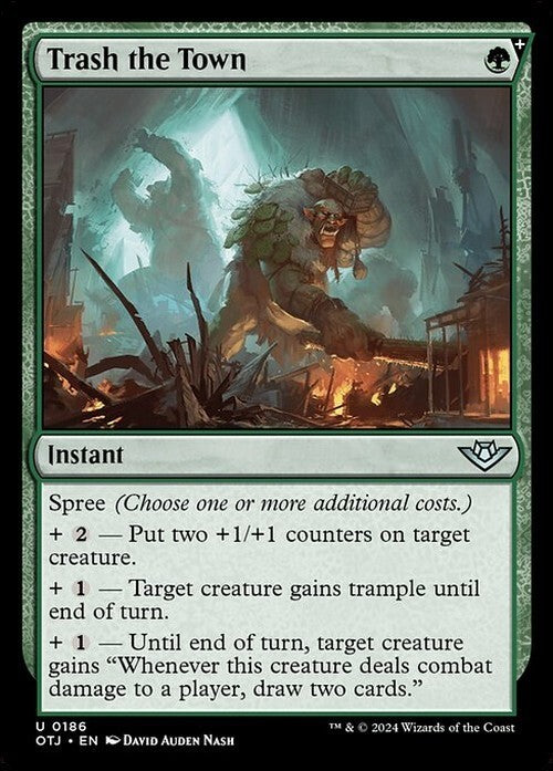 Trash the Town ~ Outlaws of Thunder Junction [ NM ] [ Magic MTG ]