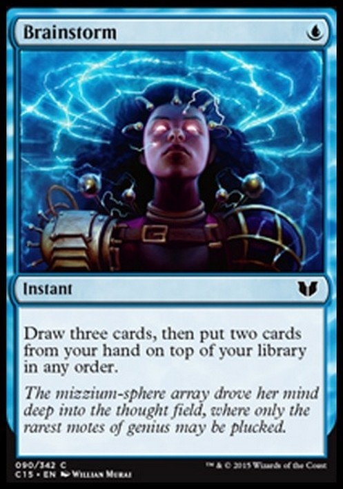 Brainstorm ~ Commander 2015 [ EX ] [ Magic MTG ]