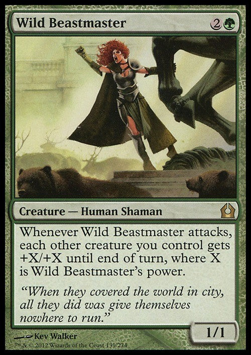 Wild Beastmaster ~ Return to Ravnica [ EX ] [ Magic MTG ]