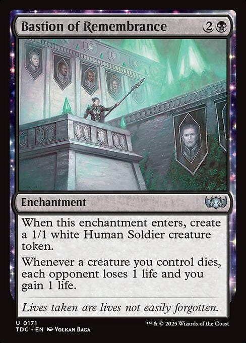 Bastion of Remembrance ~ Commander: Tarkir: Dragonstorm [ NM ] [ Magic MTG ]