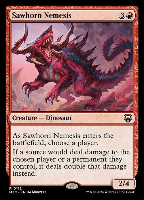 Sawhorn Nemesis ~ Commander: Modern Horizons 3 [ NM ] [ Magic MTG ]