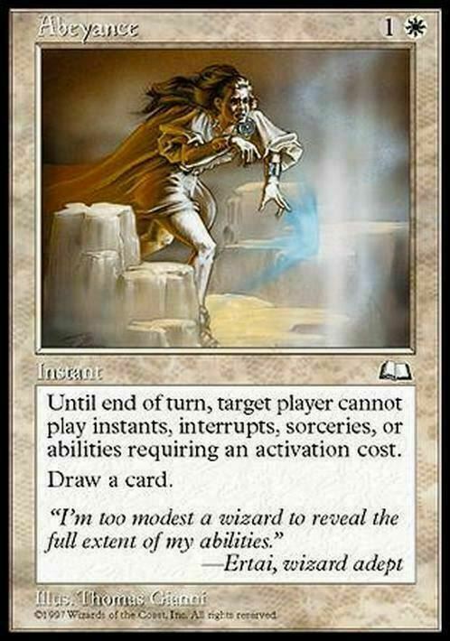 Abeyance ~ Weatherlight [ PLAYED ] [ Magic MTG ]