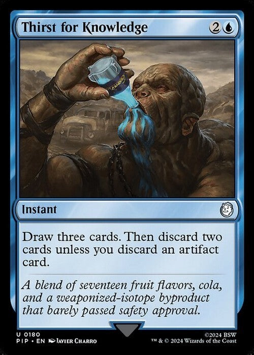 Thirst for Knowledge ~ Commander: Fallout [ NM ] [ Magic MTG ]