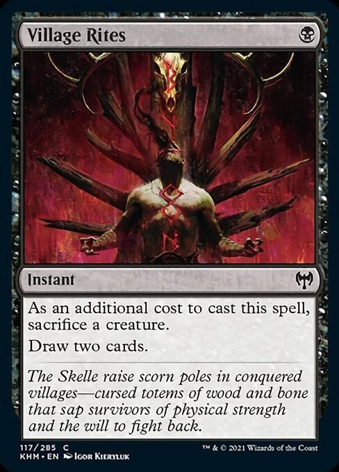 Village Rites ~ Kaldheim [ NM ] [ Magic MTG ]