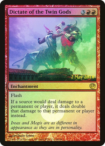 FOIL Dictate of the Twin Gods ~ Release Journey into Nyx [ EX ] [ Magic MTG ]