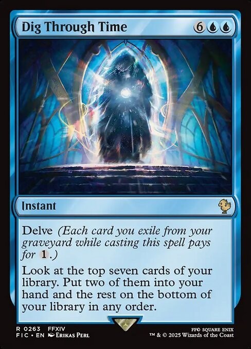 Dig Through Time ~ Commander: Final Fantasy [ NM ] [ Magic MTG ]
