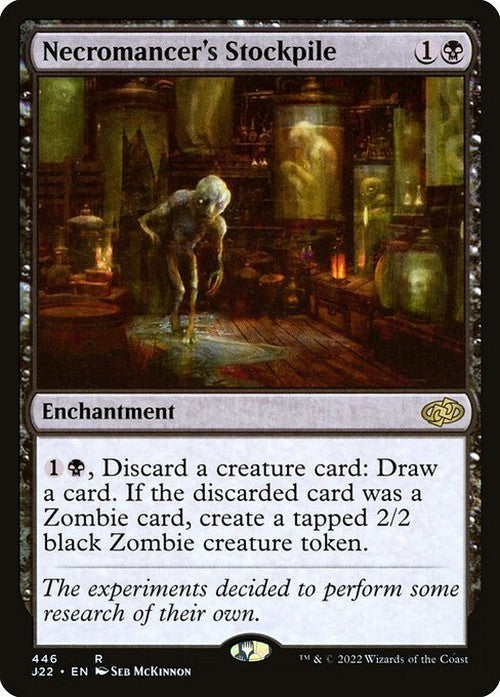 Necromancer's Stockpile ~ Jumpstart 2022 [ NM ] [ Magic MTG ]