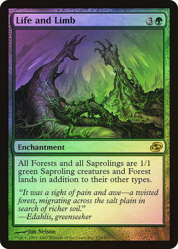 FOIL Life and Limb ~ Planar Chaos [ EX ] [ Magic MTG ]