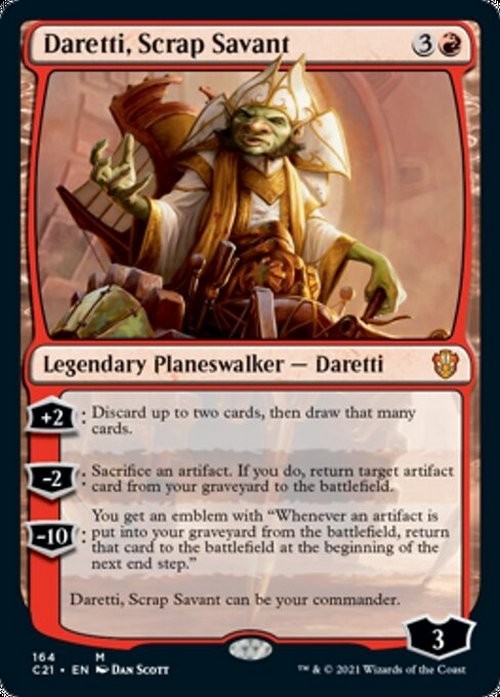 Daretti, Scrap Savant ~ Commander: Strixhaven [ NM ] [ Magic MTG ]