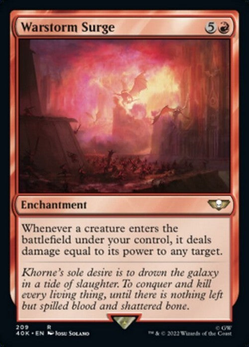 Warstorm Surge ~ Commander: Warhammer 40,000 [ NM ] [ Magic MTG ]