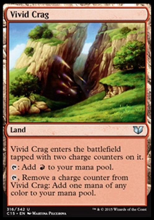 Vivid Crag ~ Commander 2015 [ EX ] [ Magic MTG ]
