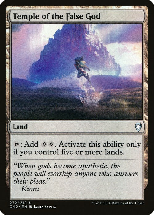 Temple of the False God (V.2) ~ Commander Anthology 2 [ EX ] [ MTG ]