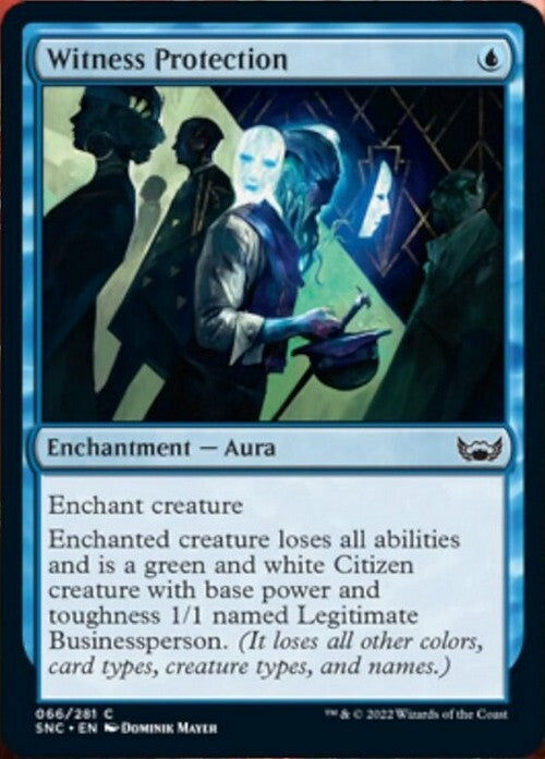 Witness Protection ~ Streets of New Capenna [ NM ] [ Magic MTG ]