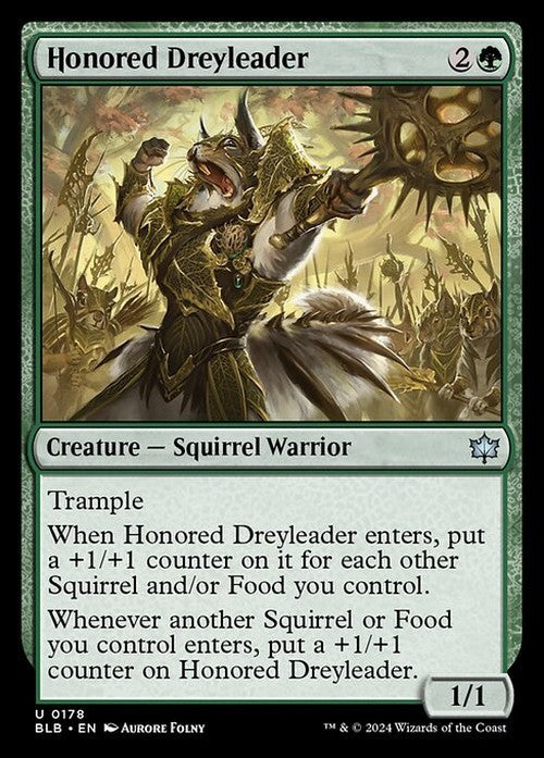 Honored Dreyleader ~ Bloomburrow [ NM ] [ Magic MTG ]