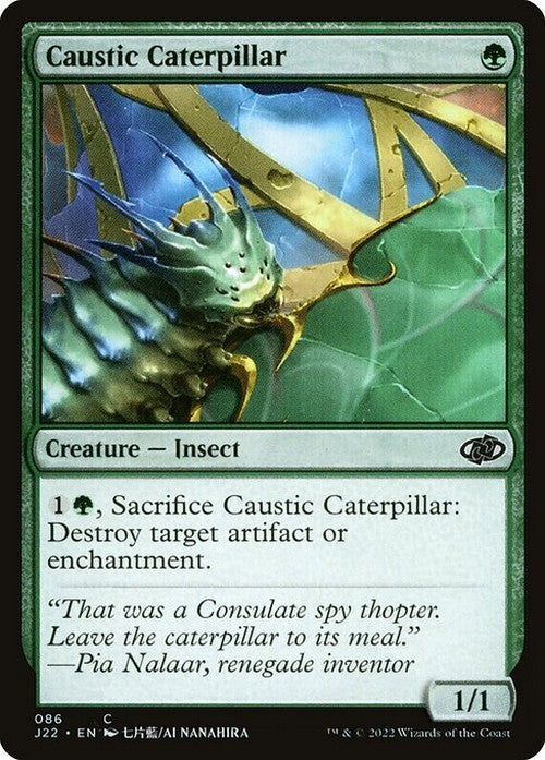 Caustic Caterpillar ~ Jumpstart 2022 [ NM ] [ Magic MTG ]