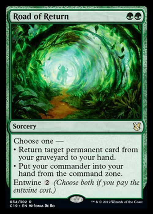 Road of Return ~ Commander 2019 [ NM ] [ Magic MTG ]