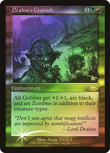FOIL Dralnu's Crusade ~ Planeshift [ EX ] [ Magic MTG ]