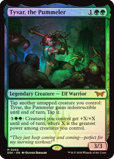 FOIL Tyvar, the Pummeler ~ Duskmourn [ NM ] [ Magic MTG ]