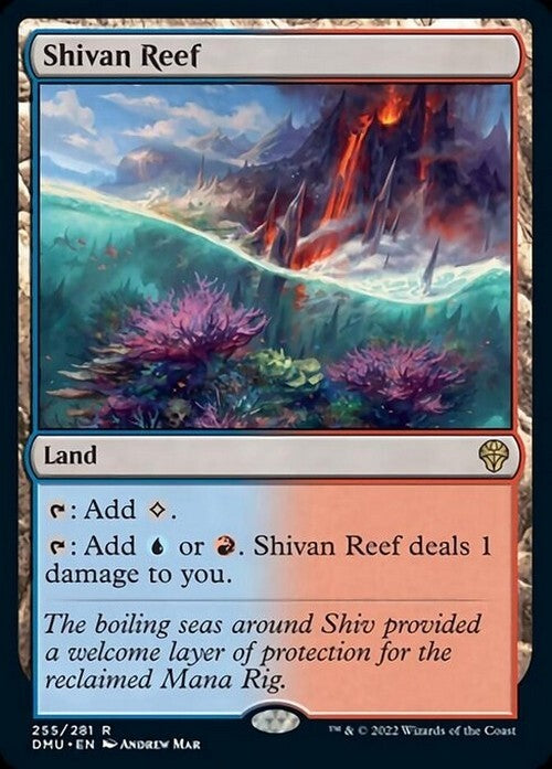 Shivan Reef ~ Dominaria United [ NM ] [ Magic MTG ]