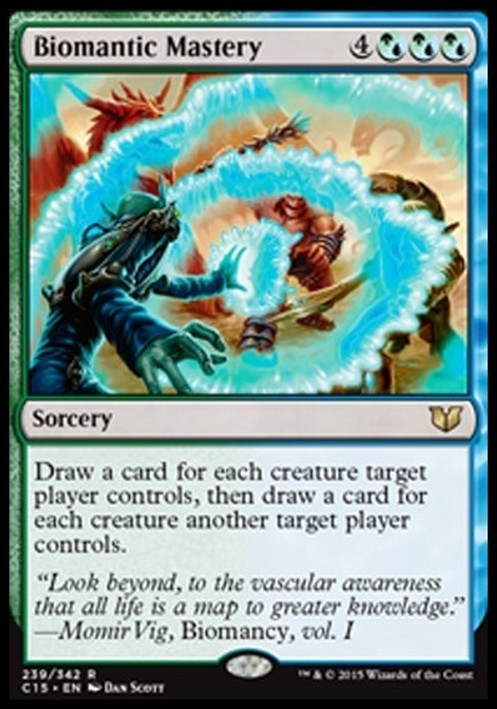 Biomantic Mastery ~ Commander 2015 [ EX ] [ Magic MTG ]