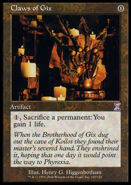 Claws of Gix ~ Time Spiral [ EX ] [ Magic MTG ]